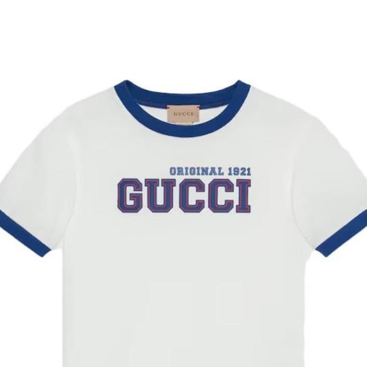 Футболка Gucci Logo T-Shirt Kids - изображение 4