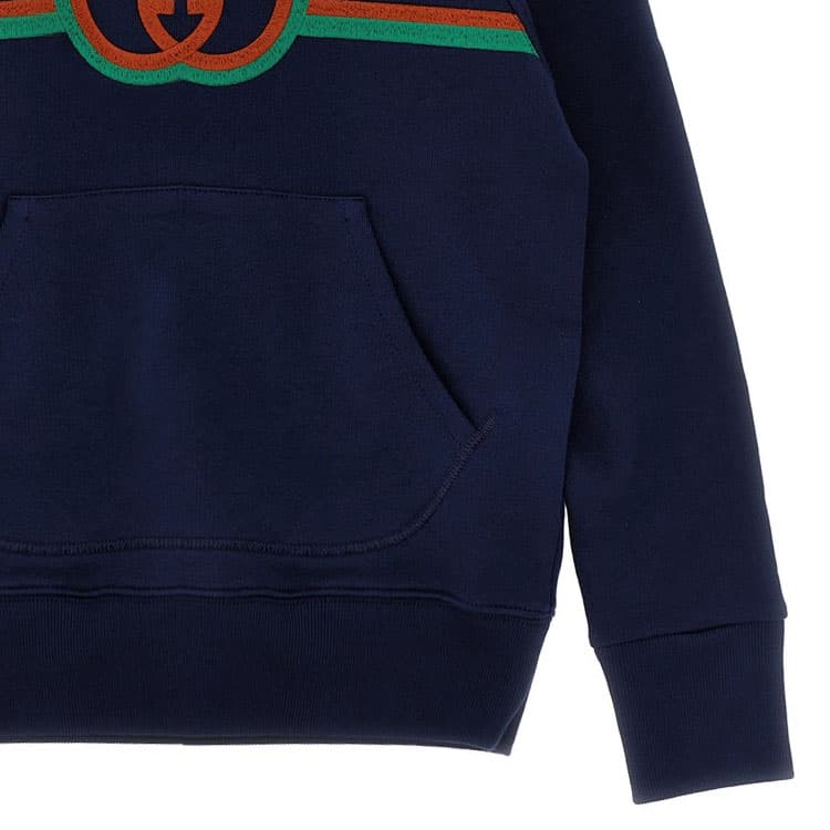 GUCCI Толстовка темно-синий детский - изображение 5