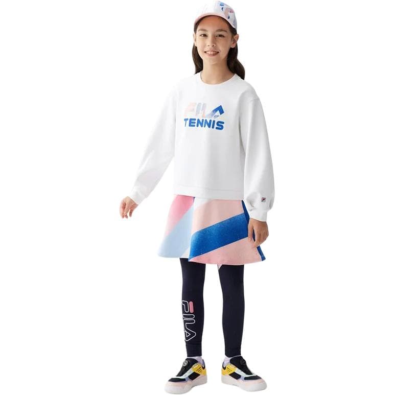 FILA KIDS Детское платье летнее детское белое - изображение 4
