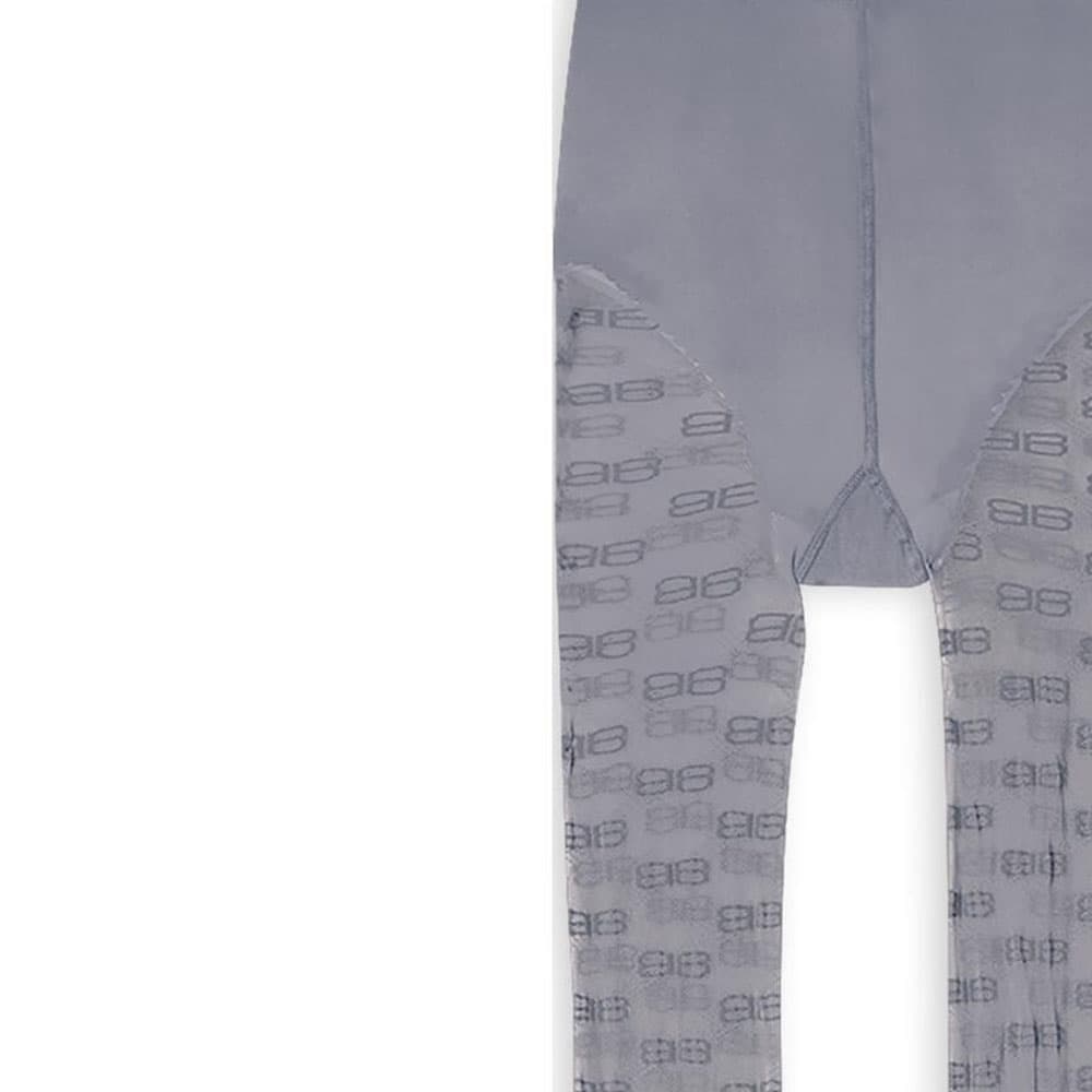 Balenciaga FW22 Logo Tights Grey - изображение 5