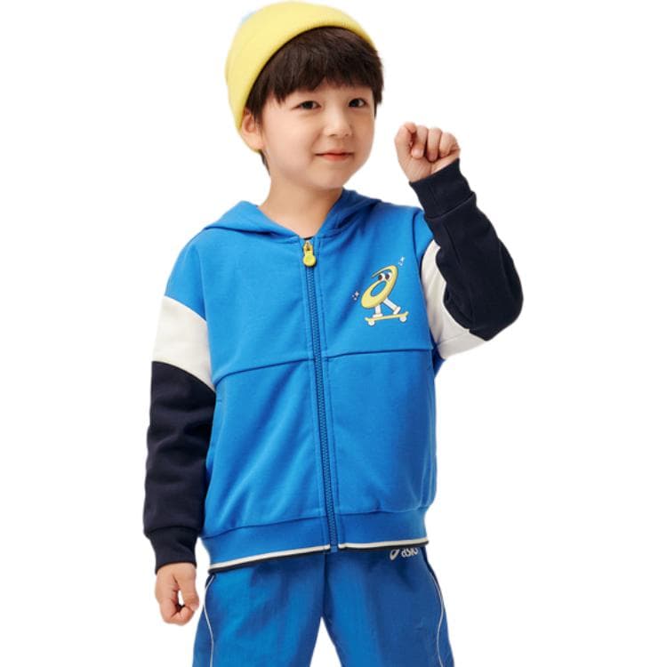 Asics Куртки и Пальто Синие Детские Возраст 3-7 лет - изображение 4
