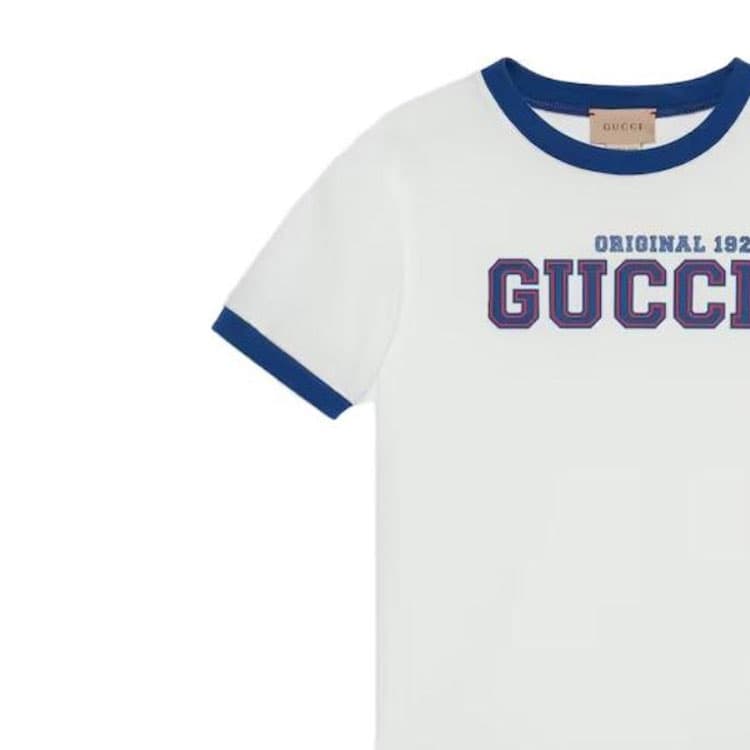 Футболка Gucci Logo T-Shirt Kids - изображение 6