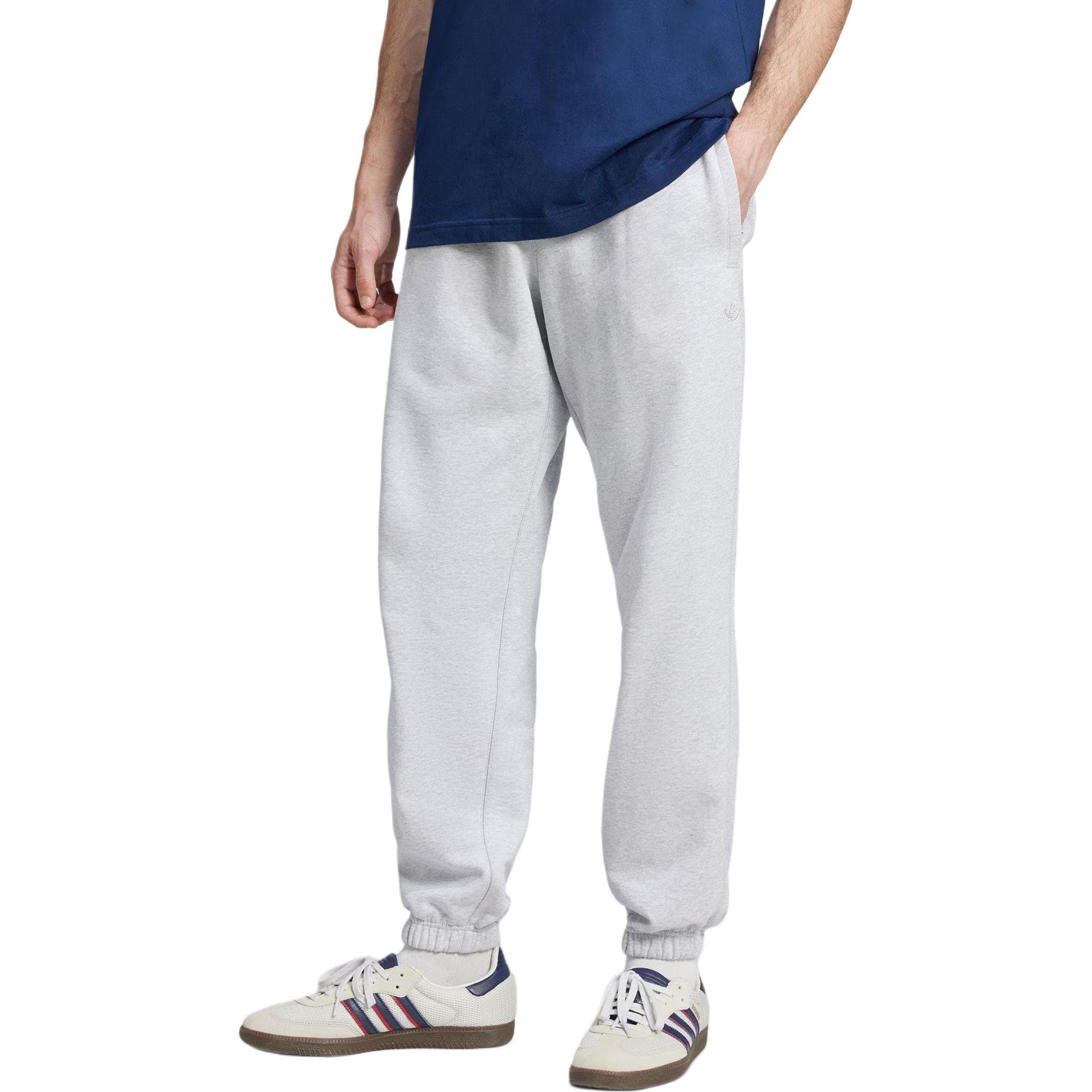 Штаны Adidas Originals Premium Essentials Вязаные тренировочные брюки мужские светло-пшеничный серый - изображение 2