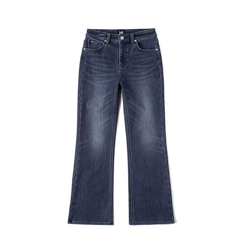 Джинсы Lee FW24 427 Стандартный размер HIGH RISE Расклешенные Утолщенные и с флисовой подкладкой Термостойкие Джинсы Женские - изображение 2