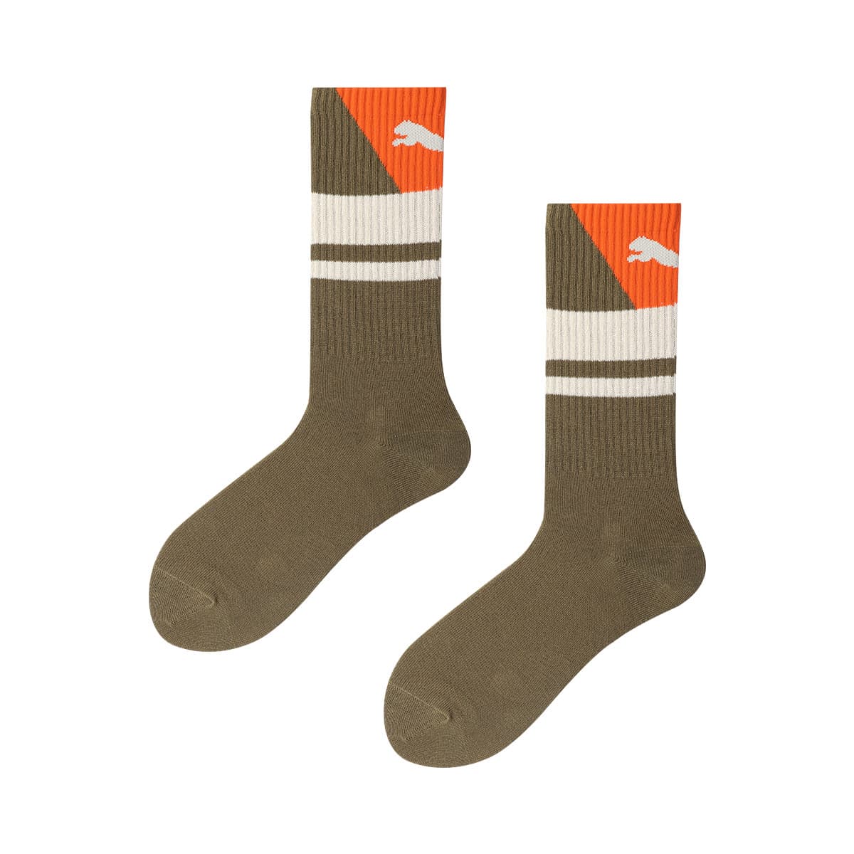 Носки PUMA Mid Socks Green 3-Pack - изображение 4