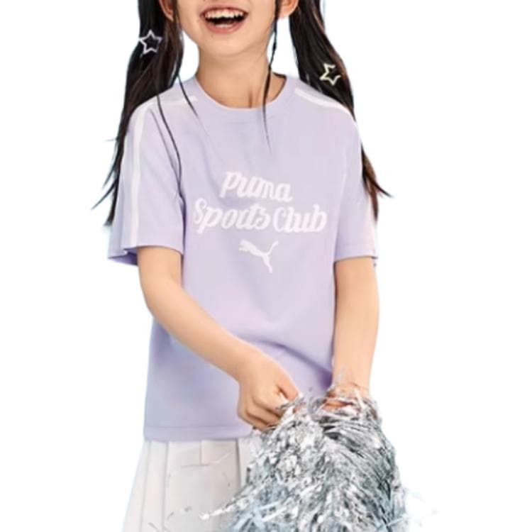 Футболка PUMA Sportstyle Retro T-Shirt Pink Purple - изображение 2
