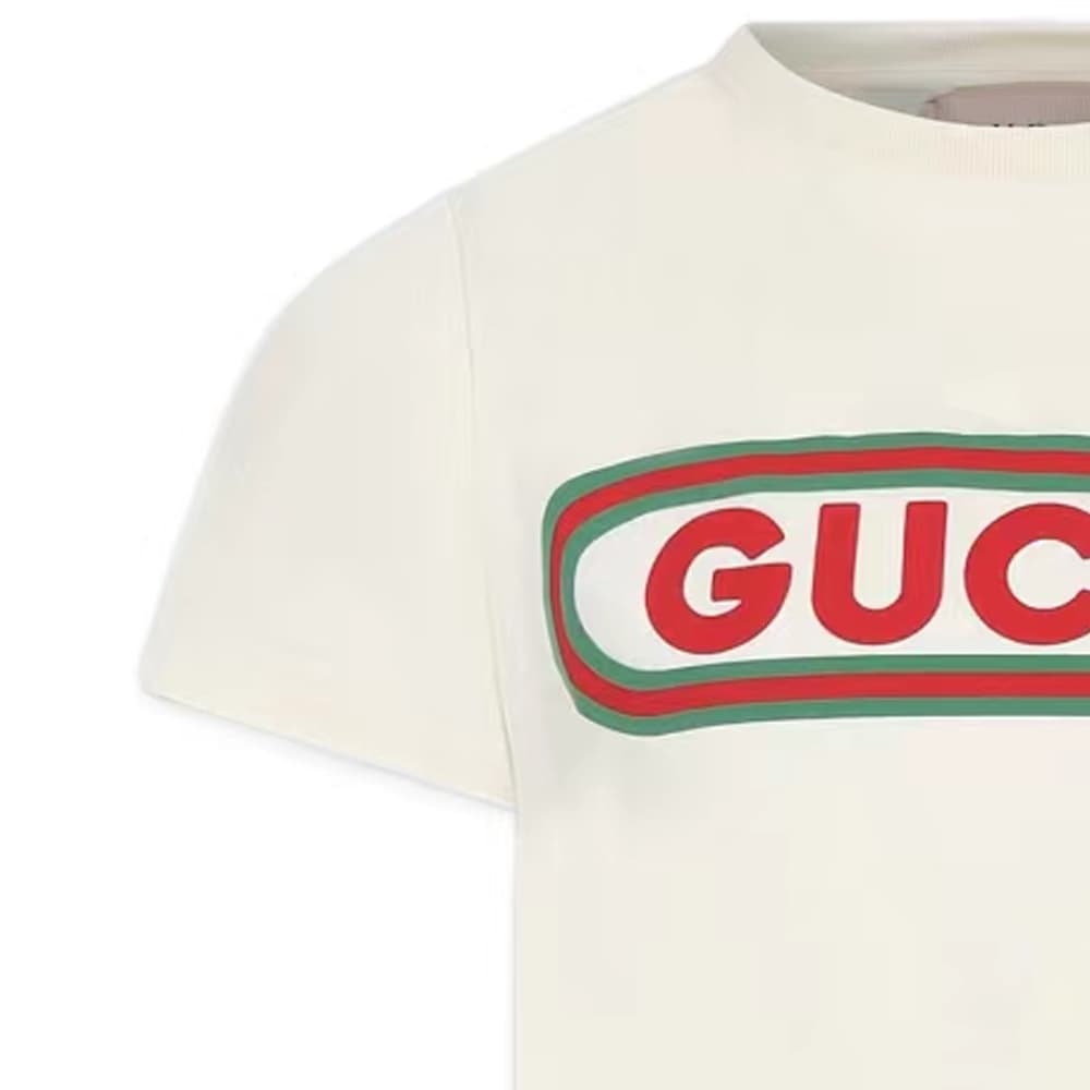 Футболка Gucci SS24 Logo T-Shirt White - изображение 3