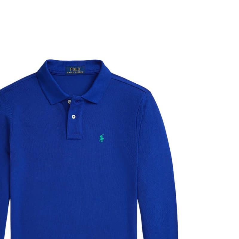 Футболка Polo Ralph Lauren T-рубашка SS24 синяя детская - изображение 3