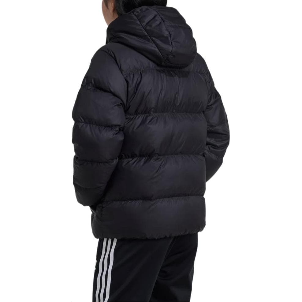 Adidas Originals Хлопковый пуховик Adicolor Черный Детский Возраст 3-7 лет - изображение 4
