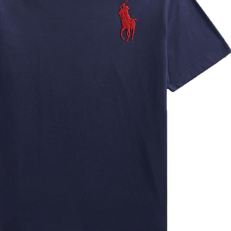 Футболка Polo Ralph Lauren Big Pony T Рубашка SS23 Классическая версия Элегантный Темно-синий Подростковый - изображение 5