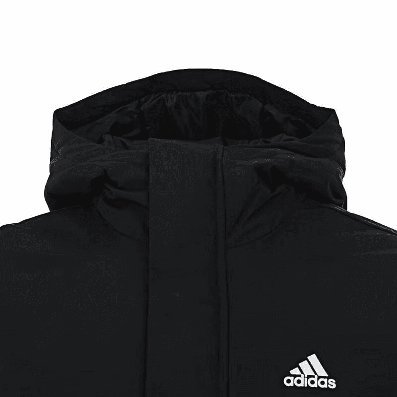 Зимняя куртка пуховик Adidas 3 Stripes Пуховая куртка Мужская Черная - изображение 6