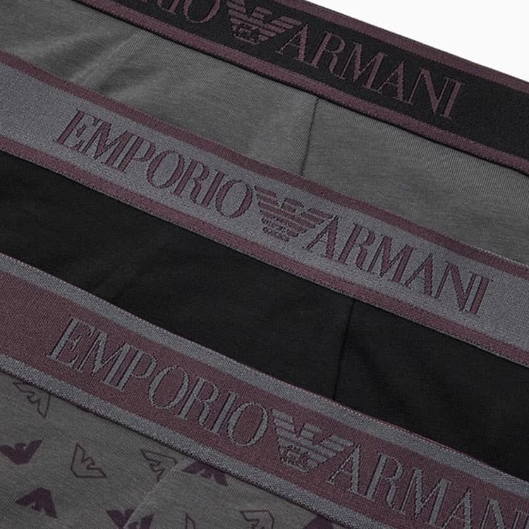 Трусы EMPORIO ARMANI EA7 SS24 Трусы Мужские 3 упаковки - изображение 6