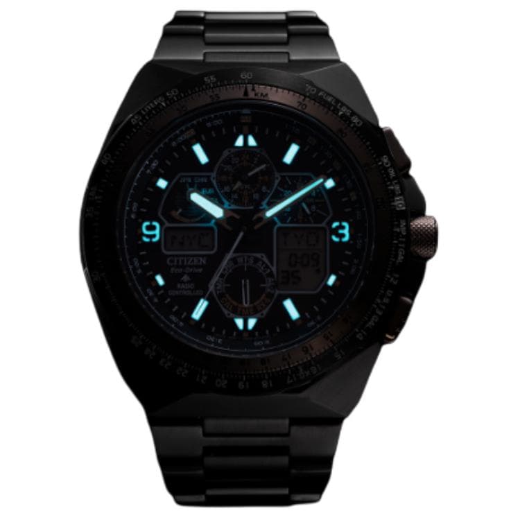 Часы CITIZEN PROMASTER Синий Angels 4-го поколения 200 м водонепроницаемый радиоуправляемый кварцевый механизм - изображение 2