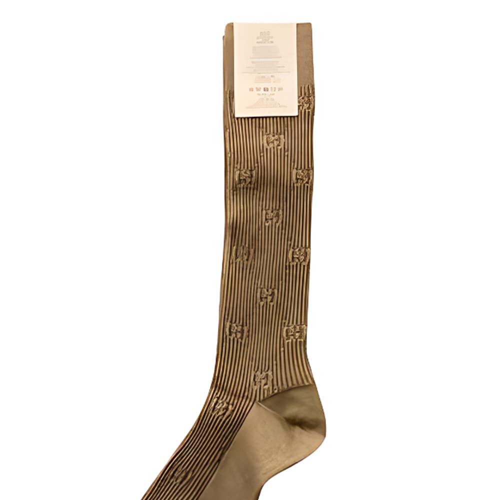 Носки Gucci High Socks Brown - изображение 5