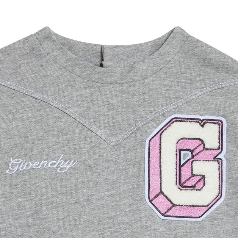 GIVENCHY Детское платье SS24 Серый Baby - изображение 3