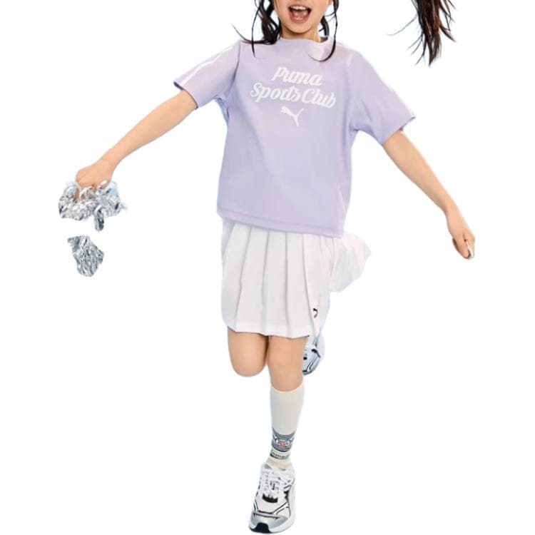 Футболка PUMA Sportstyle Retro T-Shirt Pink Purple - изображение 4