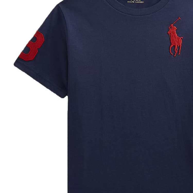 Футболка Polo Ralph Lauren Big Pony T Рубашка SS23 Классическая версия Элегантный Темно-синий Подростковый - изображение 7