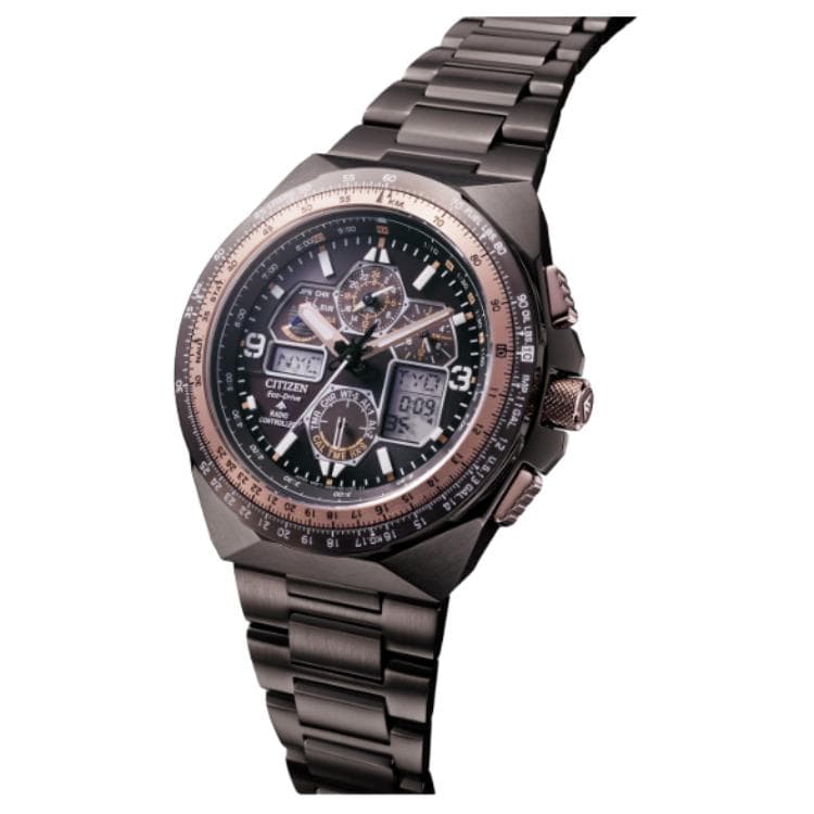 Часы CITIZEN PROMASTER Синий Angels 4-го поколения 200 м водонепроницаемый радиоуправляемый кварцевый механизм - изображение 3