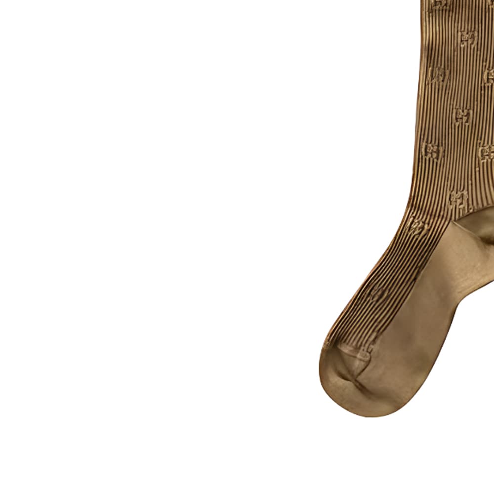 Носки Gucci High Socks Brown - изображение 4