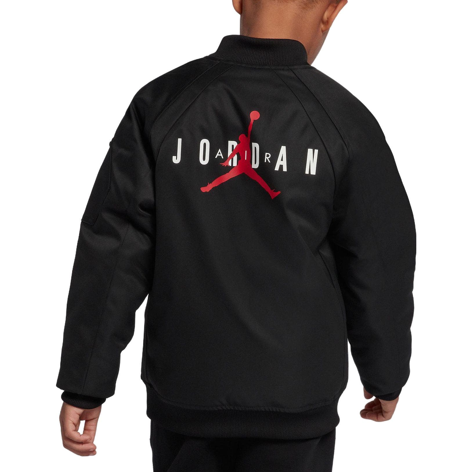 Jordan Jacket с принтом логотипа, термозащитный, черный, детский - изображение 5