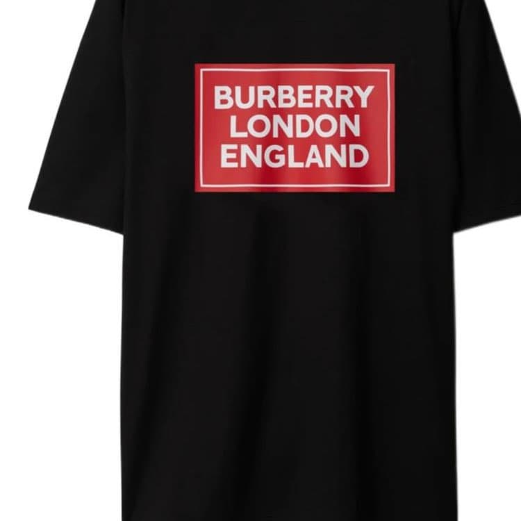 Футболка Burberry SS24 T Рубашка Мужской Черный - изображение 13