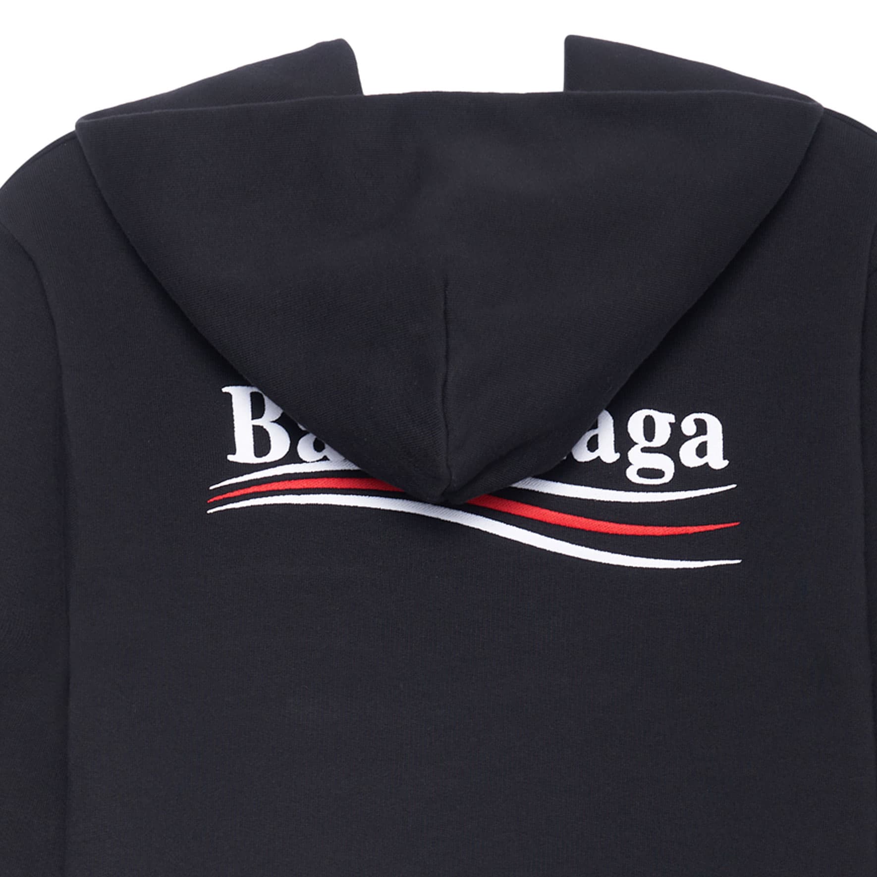 Balenciaga FW22 Logo Hoodie Kids Black - изображение 5