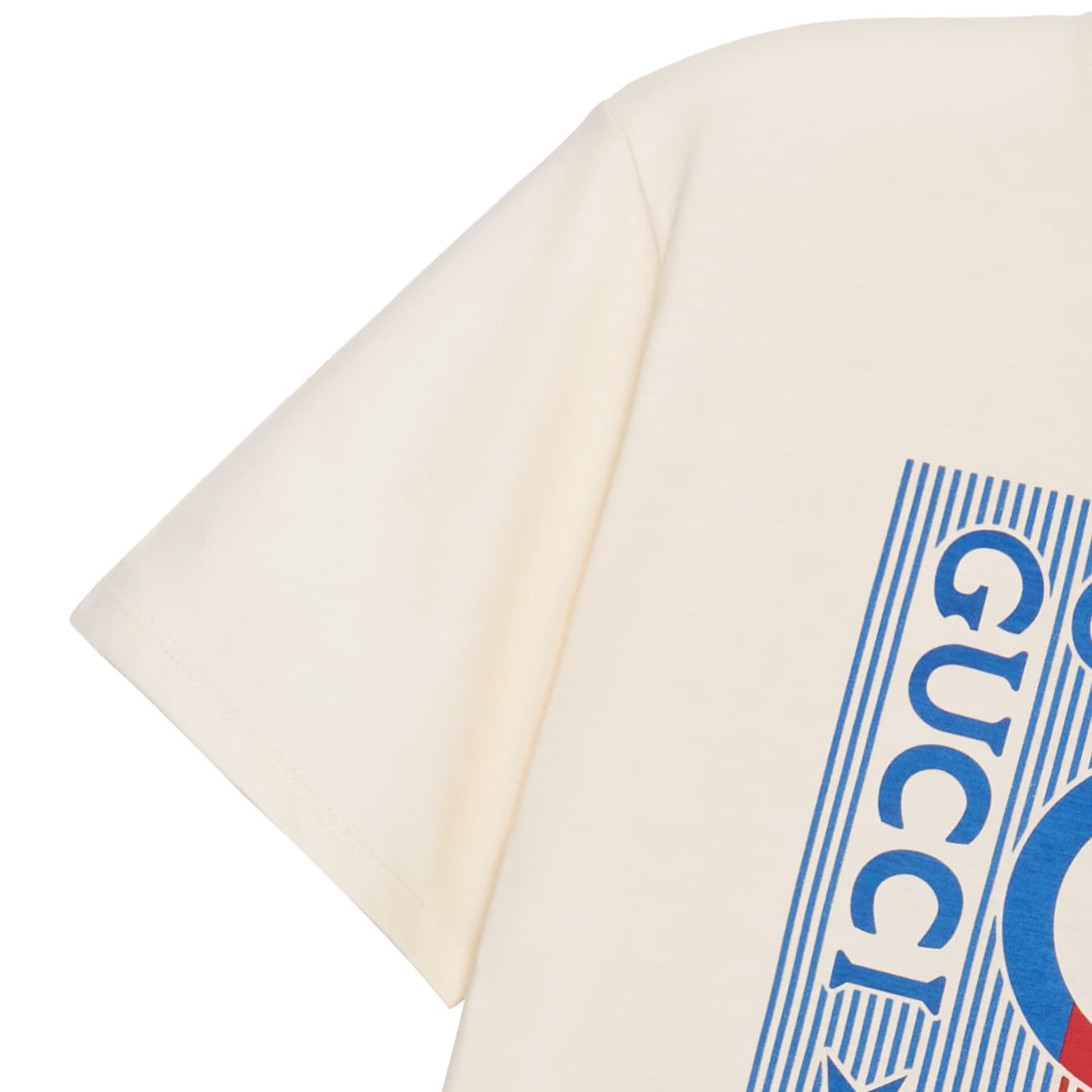 Футболка Gucci Logo Print Ivory T-Shirt Kids - изображение 4