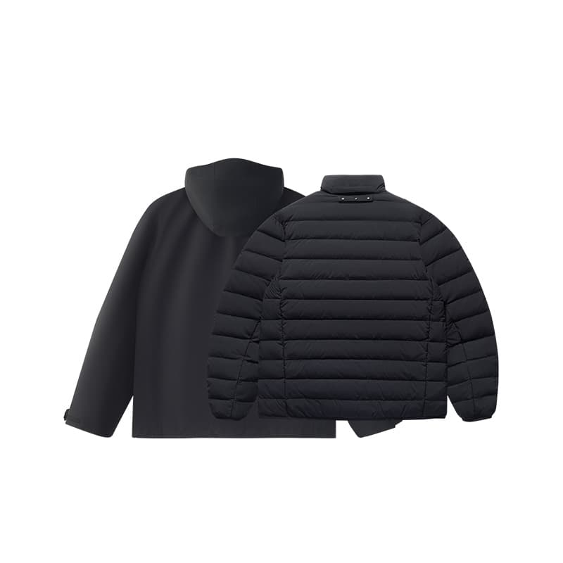 Зимняя куртка FILA FUSION URBAN TECH Пуховик Мужской Глубокий Черный - изображение 2