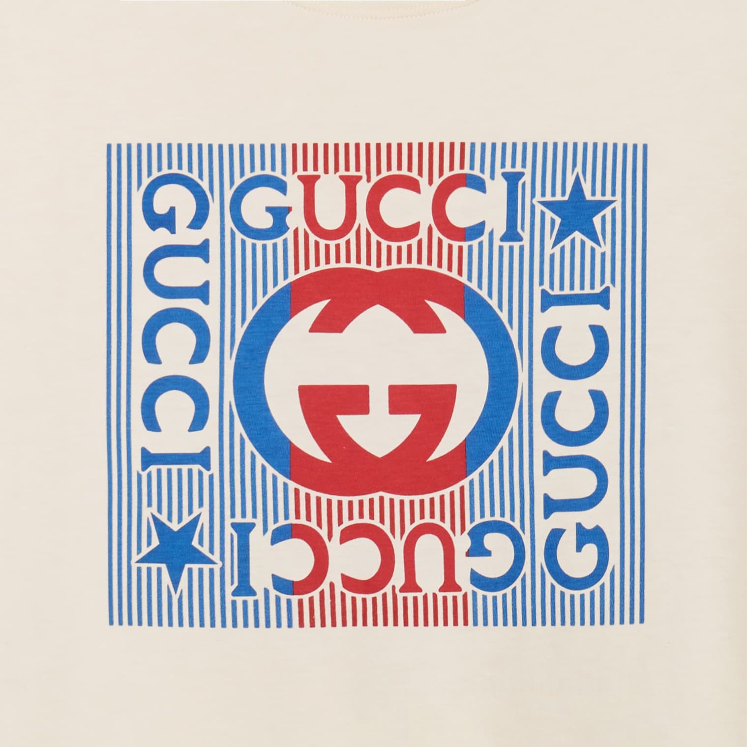 Футболка Gucci Logo Print Ivory T-Shirt Kids - изображение 3