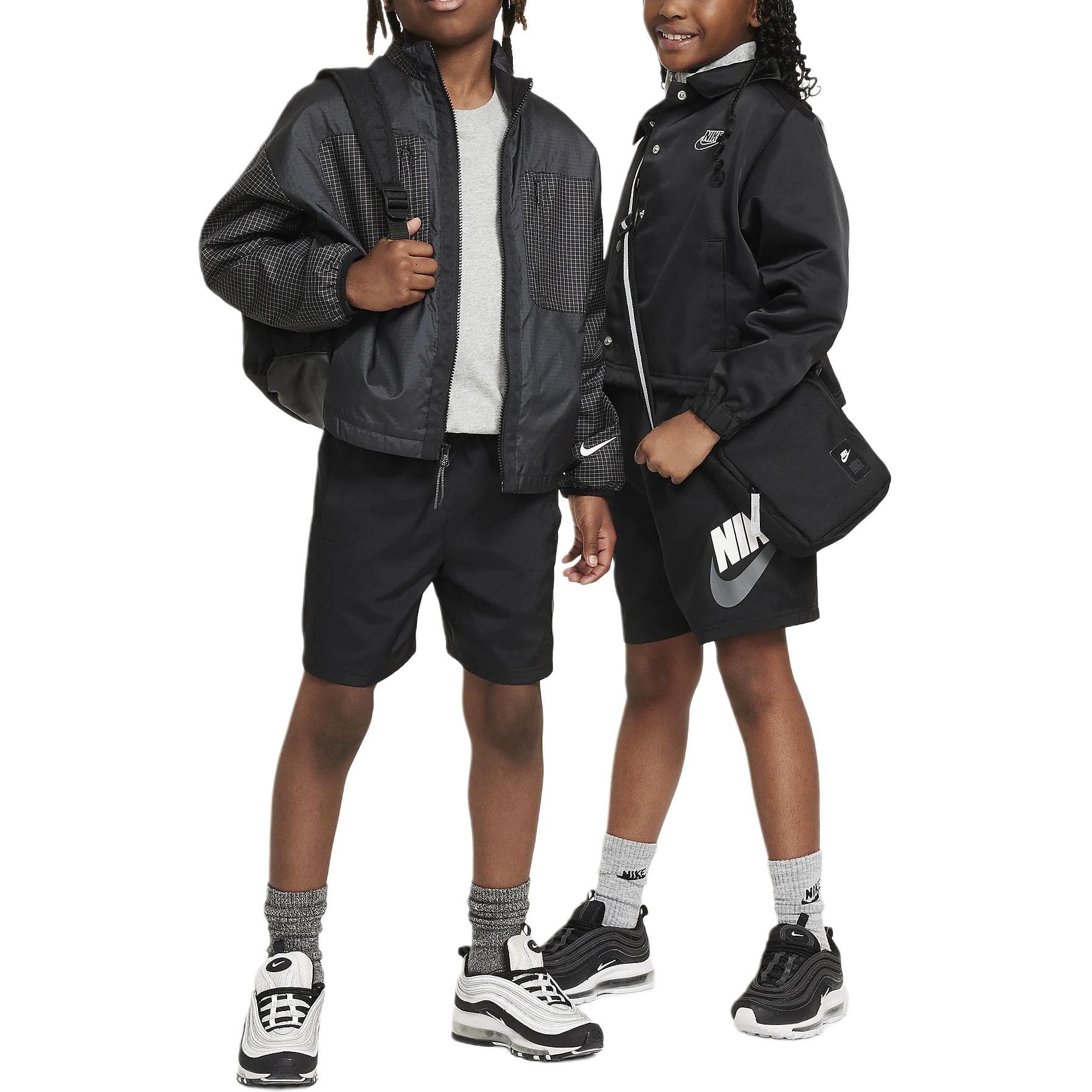 Nike Sportswear Woven Shorts Kids Black - изображение 2