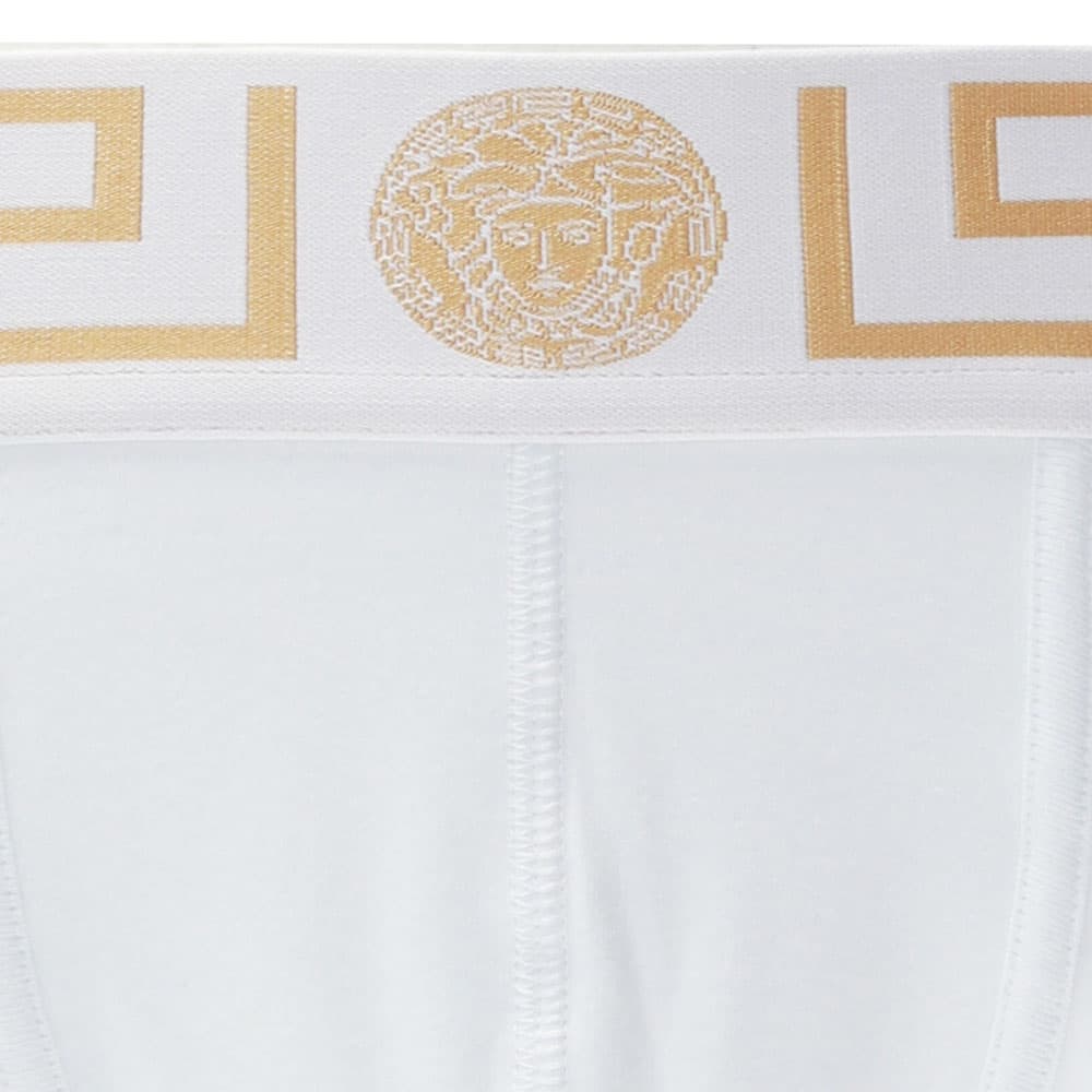 Трусы Versace Medusa Logo Boxer Briefs White - изображение 4