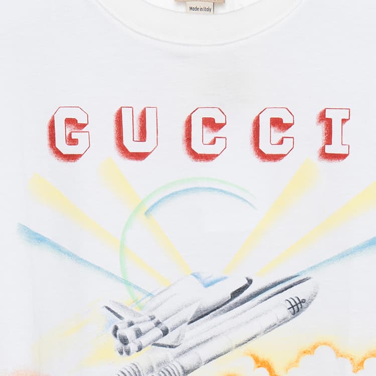 Футболка GUCCI SS22 White Tee - изображение 5