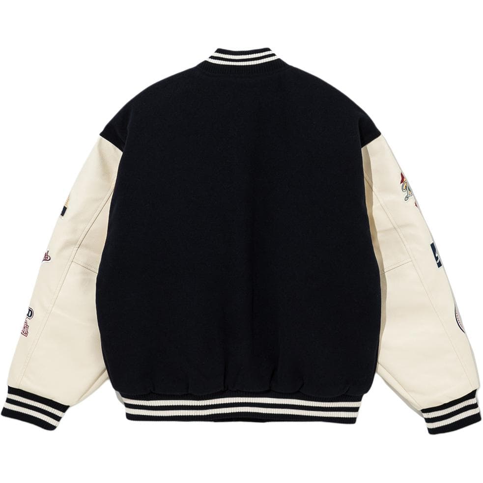 Бомбер New Era FW24 Бейсбольная куртка Унисекс Морской синий - изображение 2