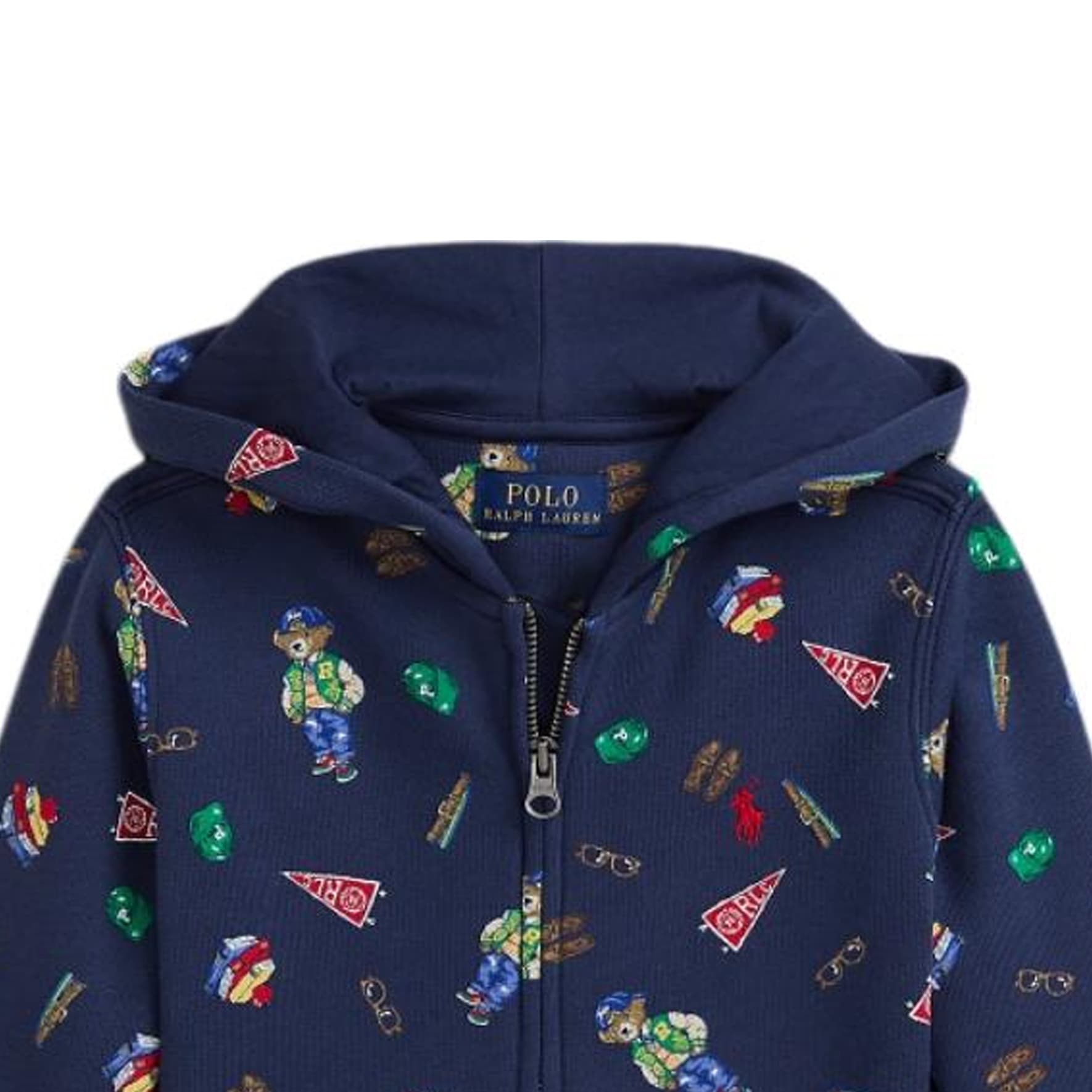 Кофта Polo Ralph Lauren Свитшот FW24 Морской синий Детский - изображение 3