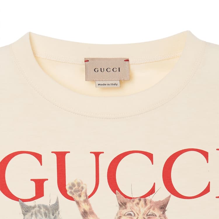 Футболка Gucci Cartoon Print T-Shirt Kids Beige - изображение 5