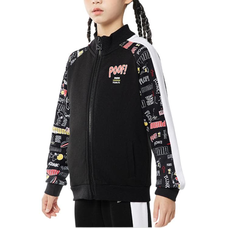 PUMA Толстовка Puma X Peanuts T7 Черное Детское - изображение 2