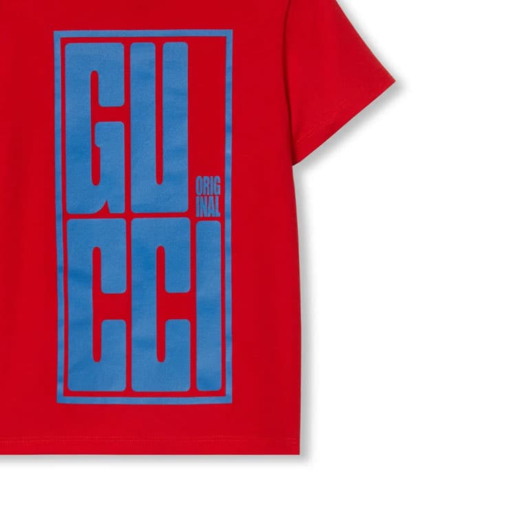 Футболка Gucci FW24 Logo T-Shirt Red - изображение 3