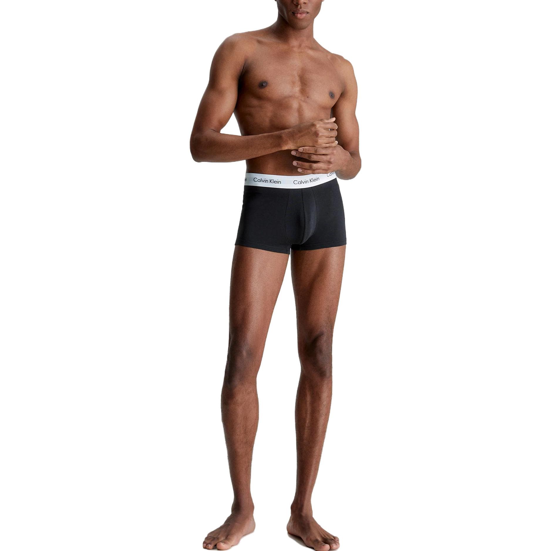Трусы Calvin Klein 3 Pack Low Rise Trunks - Cotton Stretch 3 - изображение 2