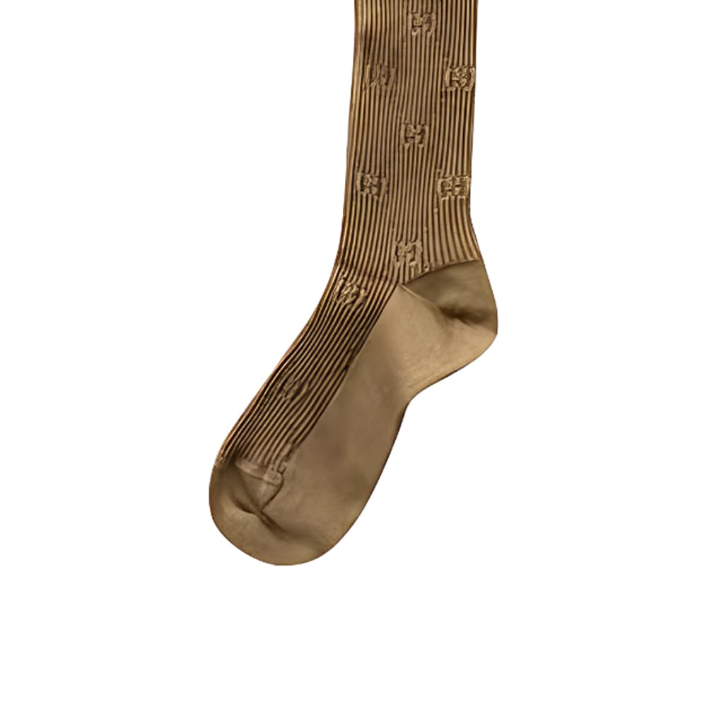 Носки Gucci High Socks Brown - изображение 3