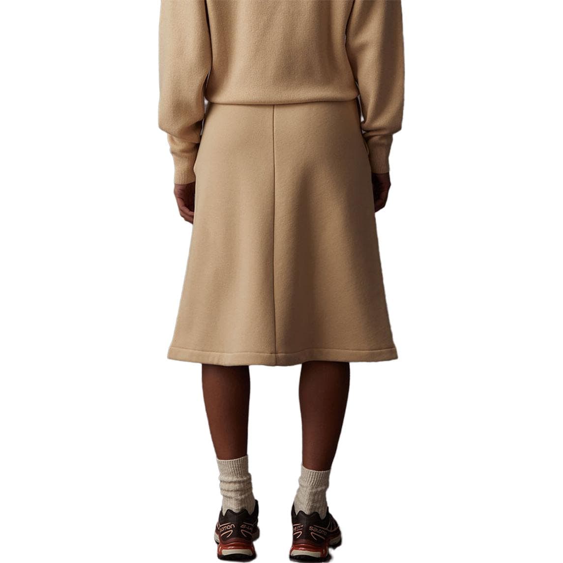 Юбка Fear of God Essentials SS23 Women's Midi Skirt Sand - изображение 2