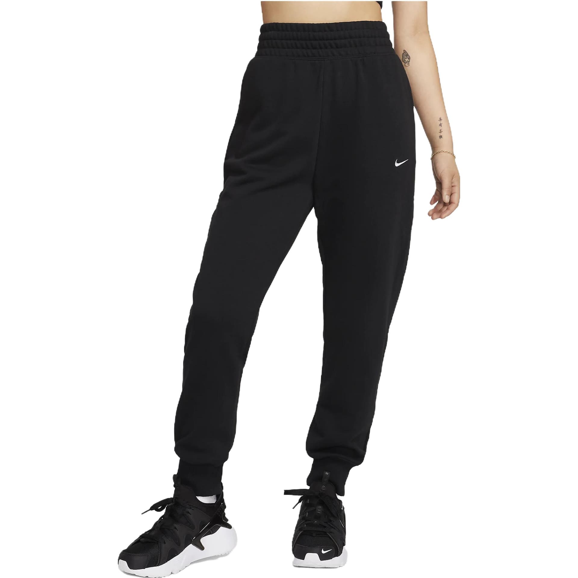 Штаны NIKE Черные Женские Вязаные Тренировочные Брюки - изображение 4