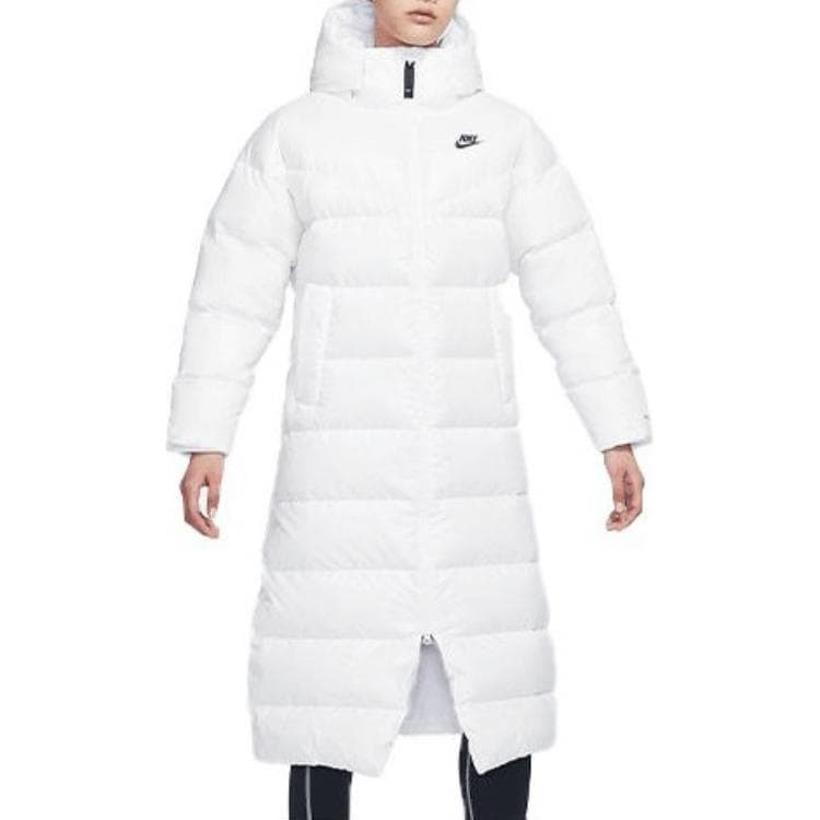 Пуховик Nike Down Parka Hoodie White - изображение 3
