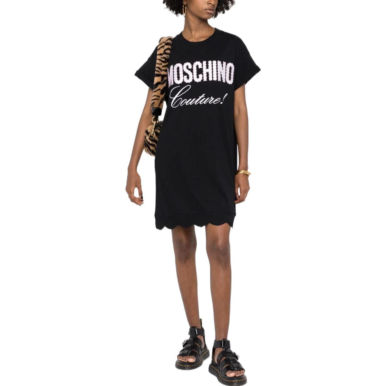 Платье MOSCHINO SS22 LogoT - изображение 4