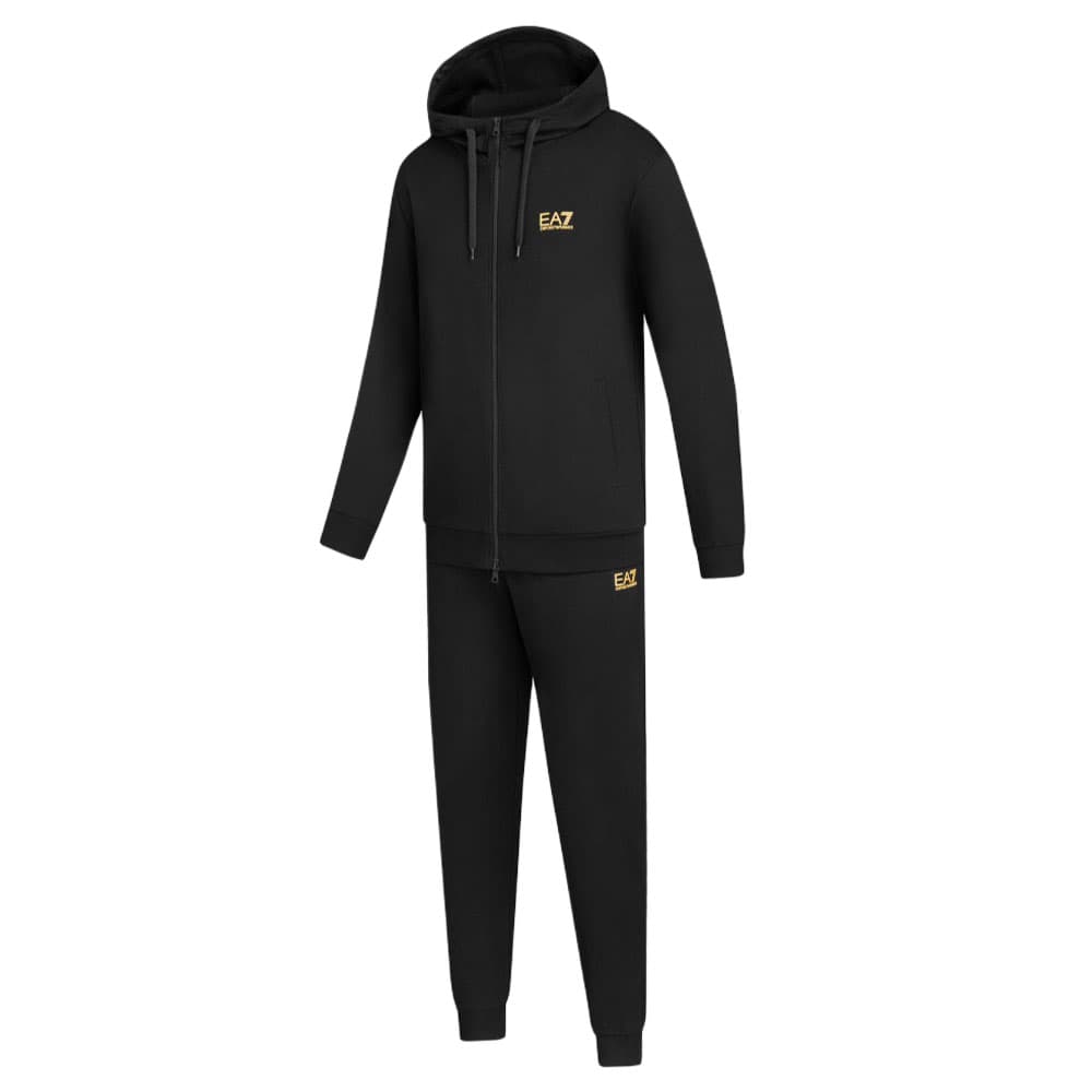 Спортивный костюм EMPORIO ARMANI EA7 FW24 Повседневная Спортивная Одежда Мужская Черная - изображение 3