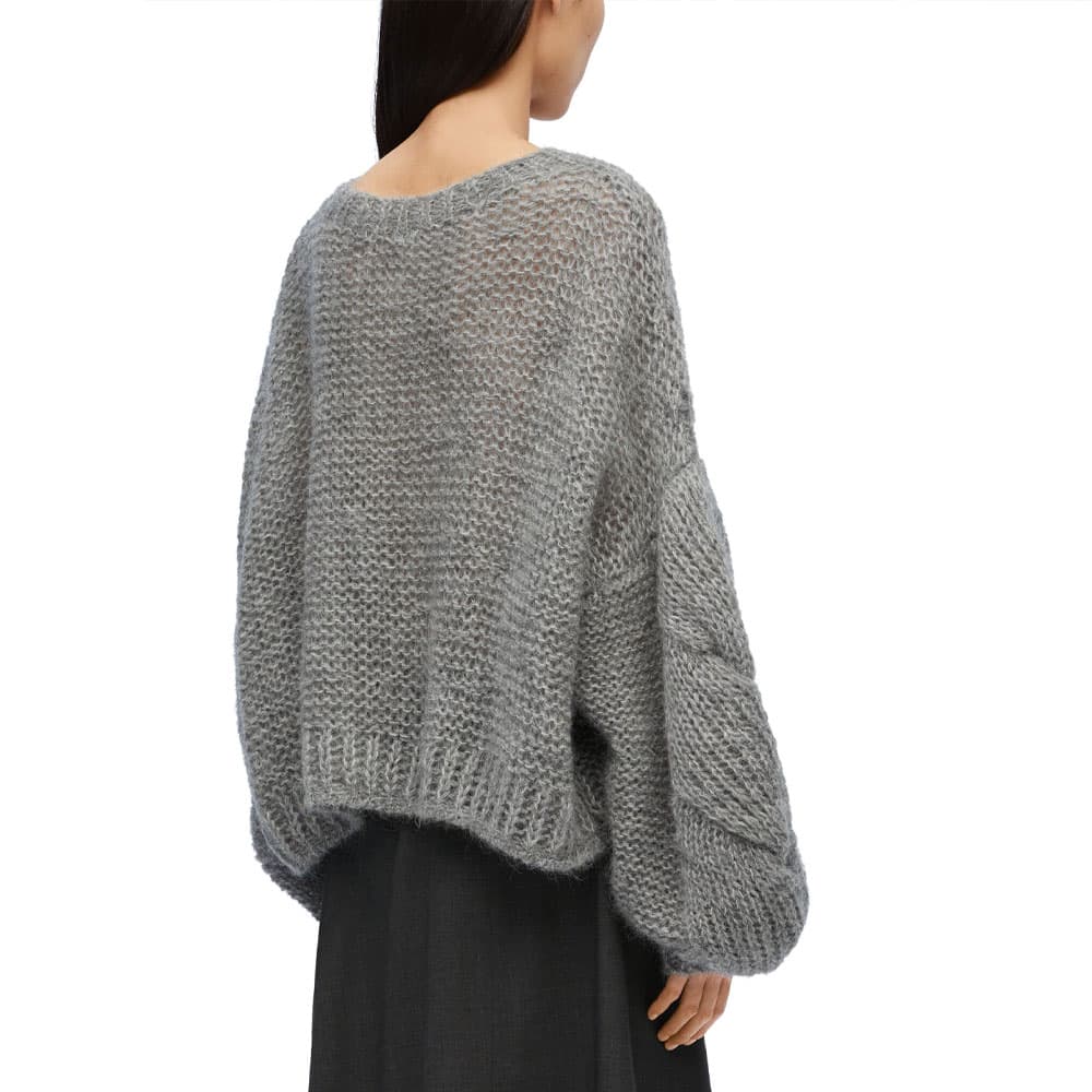 Кардиган Loewe Hollow Knit Sweater Gray - изображение 2