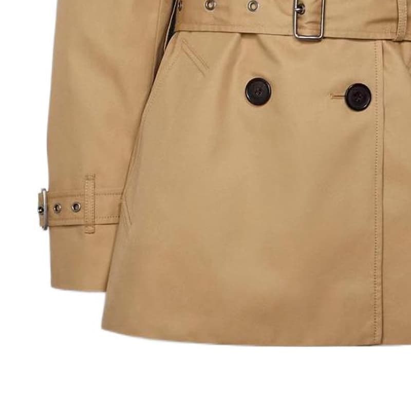 COACH Double-Breasted Trench Coat Khaki - изображение 5