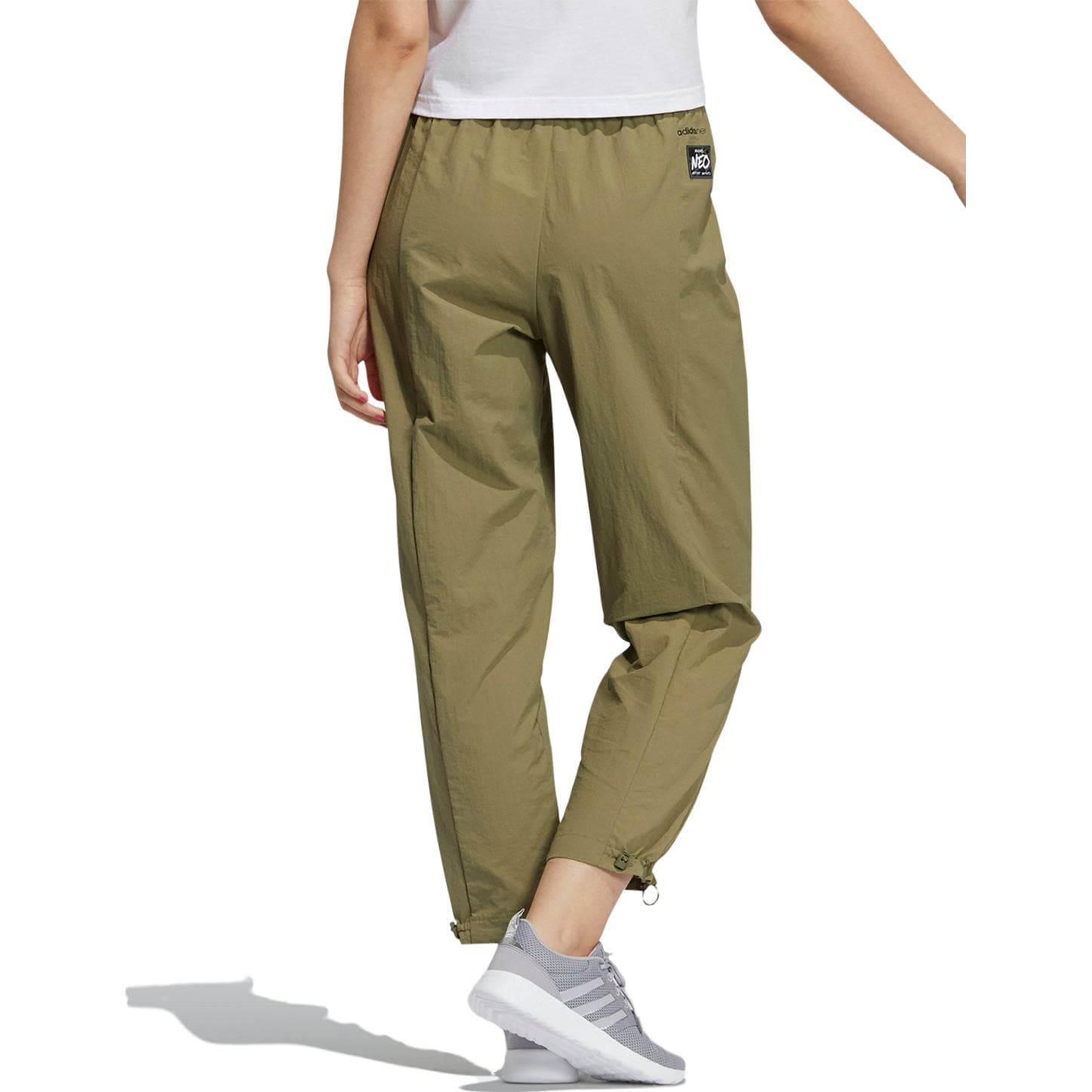 Штаны ADIDAS NEO Коричневые Женские Повседневные Брюки - изображение 3