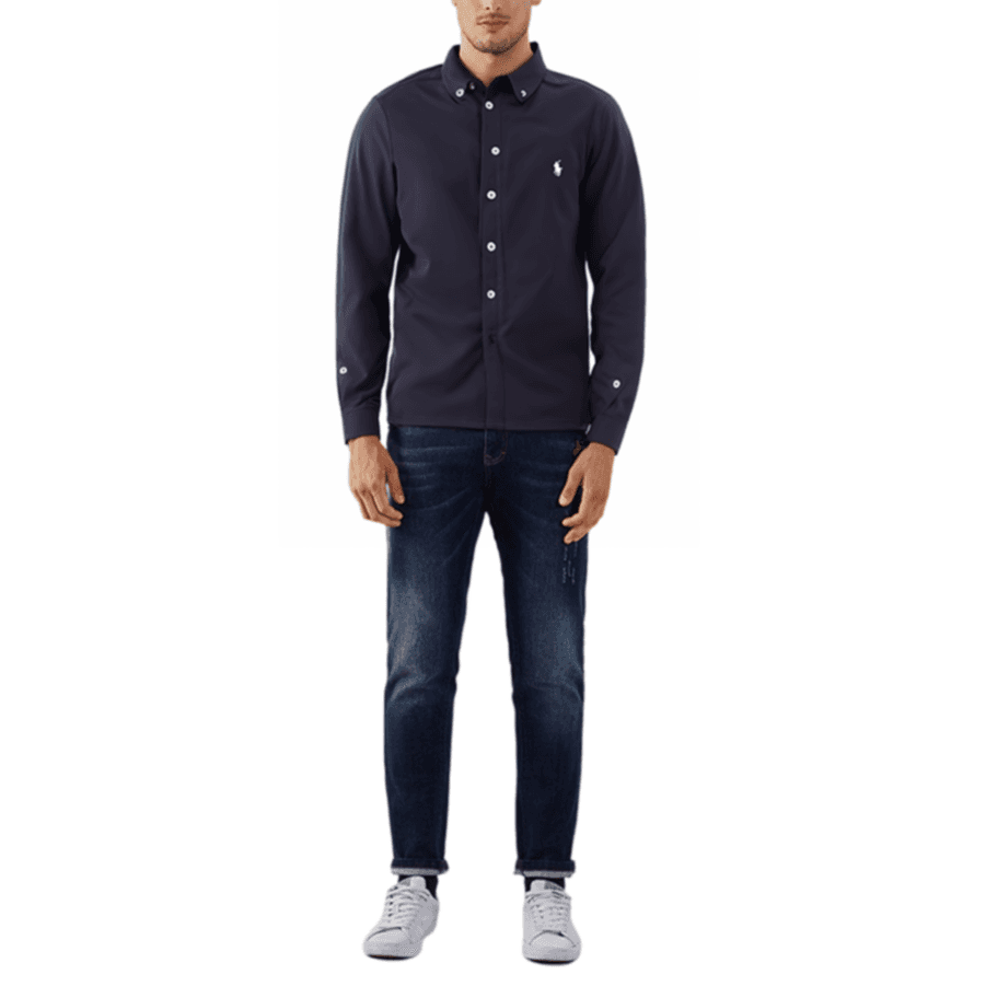 Polo Ralph Lauren Рубашка SS23 Морской синий Детский - изображение 4