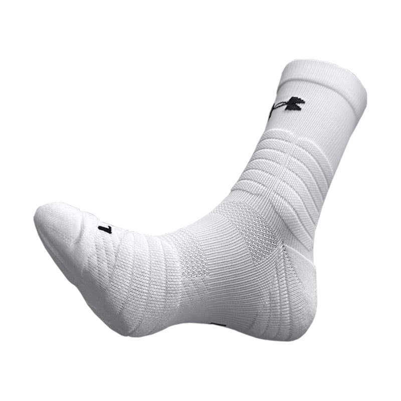 Носки для баскетбола Under Armour унисекс 3 упаковки белые - изображение 7