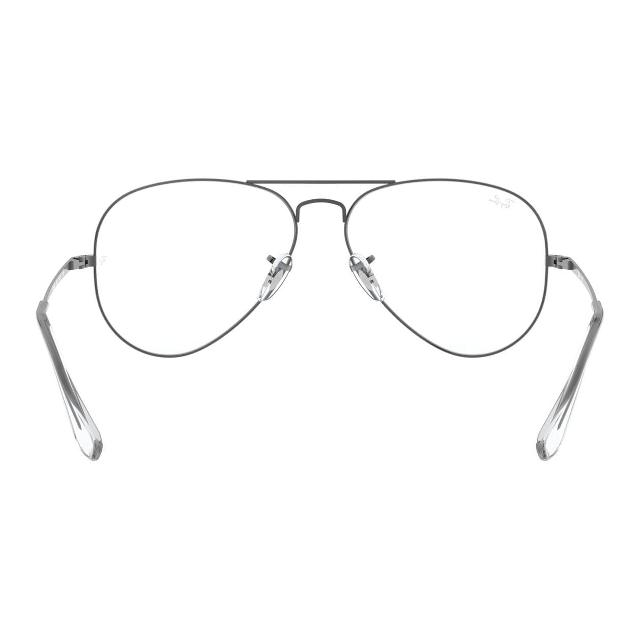 Оправа RayBan Металлические оправы для очков Aviator Унисекс Серебряные - изображение 4
